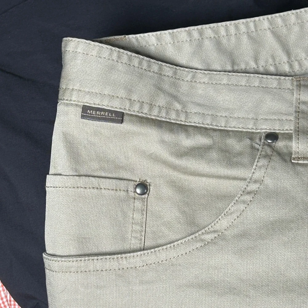 Merrell Articulus Pant Mens 40L Castlerock Khaki Outdoor Hiking Trousers
